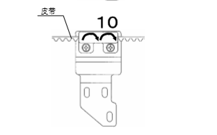 雙開玻璃自動(dòng)門皮帶安裝說明