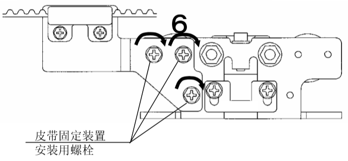 雙開(kāi)自動(dòng)門(mén)皮帶安裝